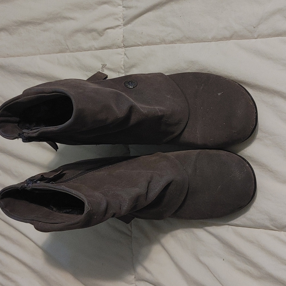 Grey Blowfish Heeled boots